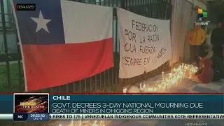Chilean Govt. decrees 3-day national mourning due to death of miners