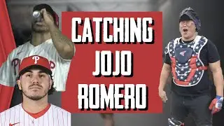 CATCHING PHILADELPHIA PHILLIES JOJO ROMERO