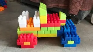 Satisfying DIY car/building blocks/blocks game/Lego 