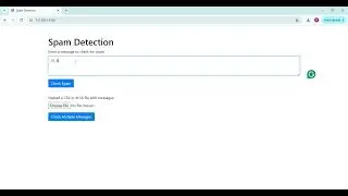 Spam Detection Web App with Flask, NLP & Multinomial Naive Bayes Model | Python Project Demo