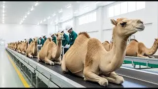 Camel Wool Industry 🦙 From Farming to High Quality Fiber Production