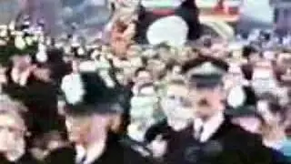 Nazi skinheads marching