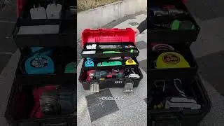 GREENER/Green Forest Tool Box Storage Household Multi-function Industrial-grade Portable Large Thre