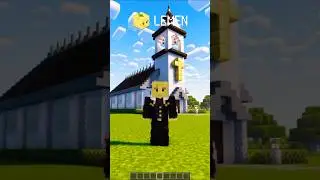 how to build a church in minecraft #minecraft #shorts