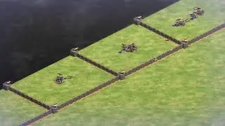 Long Swordsmen vs. Knights before October 2021 Update (Early Castle Age)