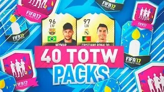 40 SOBRES DE IF ASEGURADO!!! | BUSCANDO A RONALDO TIF Y NEYMAR SIF IN A PACK!!! | FIFA 17