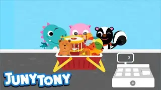 Supermarket | Playhouse Songs for Kids | Let's Shopping | Nursery Rhymes | JunyTony