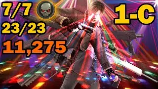 RE4 Remake | Shooting Range 1-C Pistol & Sniper | PERFECT SCORE | ALL SKULLS