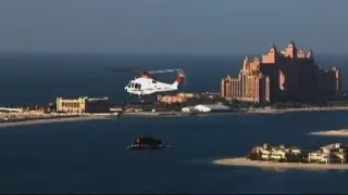 Aston Martin flying car stunt in Dubai