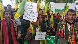 #WEWANTTRIPRALAND : IPFT demands separate state for schedule area residents of Tripura | TRIPRALAND