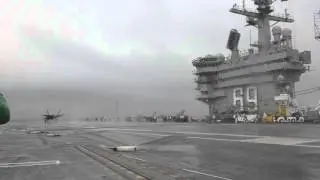 F-35C Lightning II Arrival Aboard USS Dwight D. Eisenhower (CVN 69) - October 2, 2015