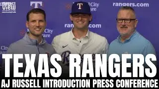 AJ Russell Reacts to Being Drafted By Texas Rangers, Signing Rookie Contract | Full Press Conference