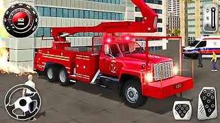 Firefighter Truck 911 Rescue 3D: Car City Duty Emergency Driving - Best Android GamePlay