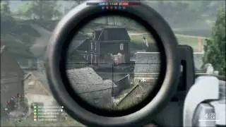 BATTLEFIELD 1 MULTIPLAYER SNIPER ST QUENTIN SCAR (27-7) PS4 PRO