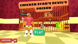 Escape from the DEVIL CHICKEN STAR'S prison#roblox #robloxobby #obby #games #prisonescape