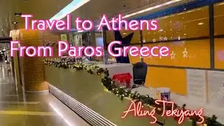 Paros to Athens #bluestarferries #holidayseason #christmasholiday #athensgreece 