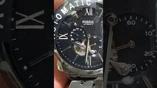 Townsman Automatic Smoke Stainless-Steel Watch #watch #fossil