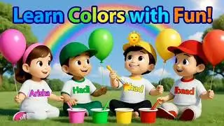 Learn Colors with Fun | Arisha and Friends&rsquo; Colorful Day