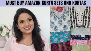 Amazon Kurtas and Kurta Sets Haul | Ria Rajendran
