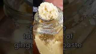 Homemade ginger garlic paste, best cooking base #gingergarlicpaste #ginger #garlic