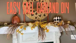 HOW TO MAKE THE EASIEST FALL GARLAND DIY THANKSGIVING / AUTUMN HOME DECORATING 2025🍂