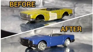 Matchbox Mercedes 350 SL, Made in Bulgaria (Restoration 1/64 Diecast)