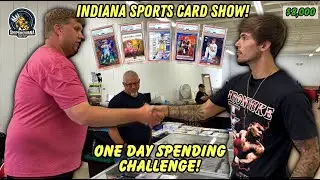 *I HAVE ONE DAY TO SPEND $8,000 AT THIS SPORTS CARD SHOW IN INDIANA! 🤯
