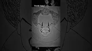 Let's Draw Pennywise - #drawing #art #pennywise #viral #shorts