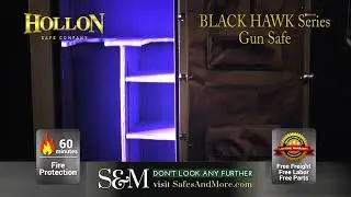 Hollon BHS-16, BHS-22, and BHS-45 Black Hawk Series Gun Safe