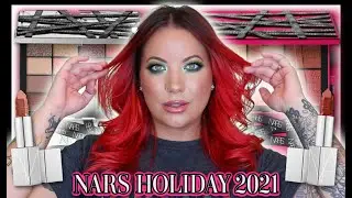 NARS HOLIDAY 2021 // BIJOUX EYESHADOW PALETTE, HIGH PROFILE CHEEK PALTTE & UNWRAPPED LIPSTICKS!