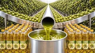 Inside a Massive Avocado Oil Factory 🥑  From Fresh Avocados to Pure Oil