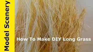Tall Grass Sisal For Model Trees #model tree #model tree making #model trees for model railways