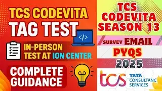 TCS CodeVita 2026 Tag Test Date Expected | PYQ | Survey Mail Update Explained