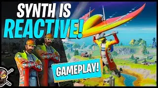 New SYNTH Skin is REACTIVE! Gameplay + Combos! Before You Buy (Fortnite Battle Royale)