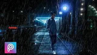 How to make a rain effect |picsart