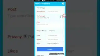 FAKE FACEBOOK POST MAKER  .