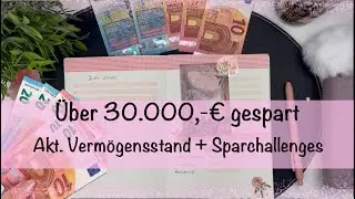 Jahres BUDGETABSCHLUSS  2024 - Sparchallenges und aktueller Verm&ouml;gensstand  🎄