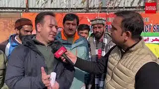 BJP Powerful leader Sunil Sharma With Shahid Imran On Modis Kashmir Visit In Srinagar.