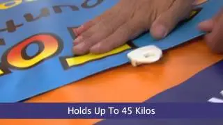 Hang a Banner using Clips, Quick Banner Hanging & Replace Banner Eyelets