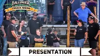 Dane Ballinger Memorial Truck Show presentation 2019