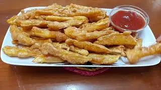 Crispy Egg French Fries|Easy Potato Snack Recipe|Egg French Fries Recipe in Bangla
