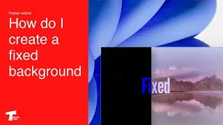 Framer tutorial : Create a fixed background