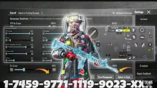 NEW UPDATE 4.1 BEST SENSITIVITY CODE + CONTROL SETTINGS BGMI/PUBG MOBILE