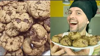 O MELHOR COOKIES VEGANO COM GOTAS DE CHOCOLATE (RECEITA FÁCIL) VegetarirRANGO