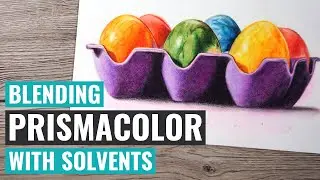 Blending Prismacolor With Zest-It Solvent