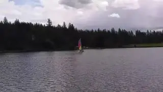 Sailing Bear Lake, June 10, 2017, Spokane County, WA.