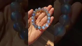 Blue labradorite bracelet ✨ #labradorite #labradoritejewelry #armband #kristal #edelstein #crystals