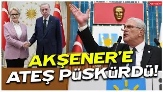 Dervişoğlu Erdoğan ile sarayda görüşen Akşener'e ateş püskürdü!