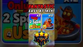 Best TH17 Furnace + Healer Only 2 Spell Use new attack strategy 😱🔥 #clashofclans​​​​​​​​​#coc​​​​​