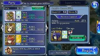 [DFFOO] Magic's Chasm: Rising | Full Clear | Terra, Ashe, Vanille, Eiko